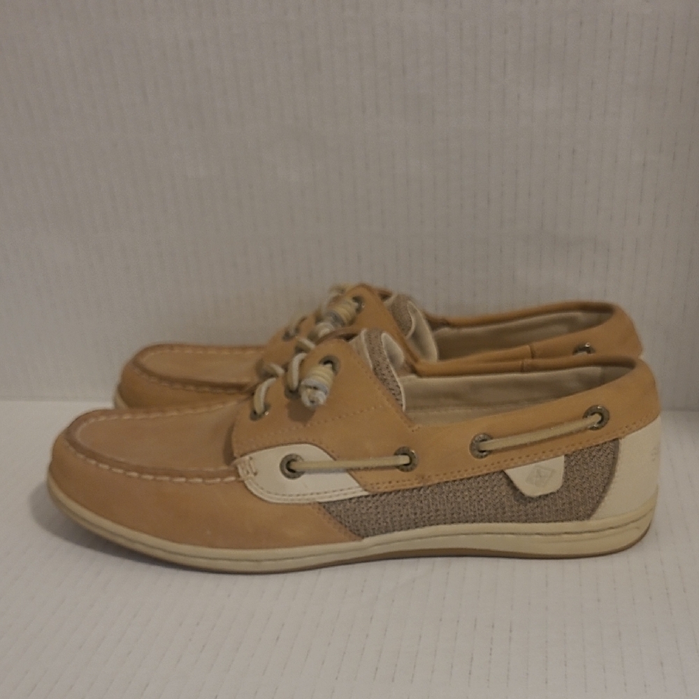 Women's Sperry Tan Boat Shoes 8.5 Wide